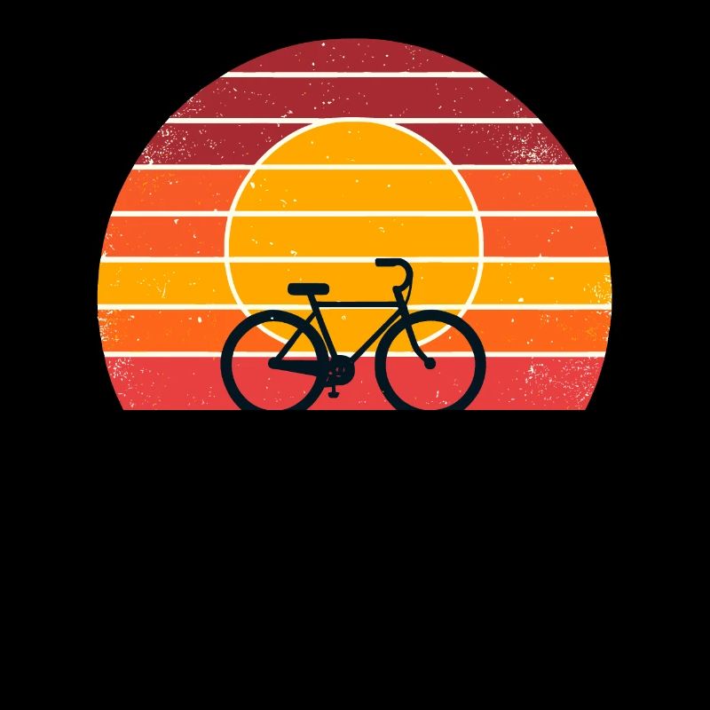 Rétro Sunset VTT Vélo VTT Cyclisme