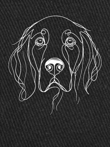Line Art Setter Setters Anglais