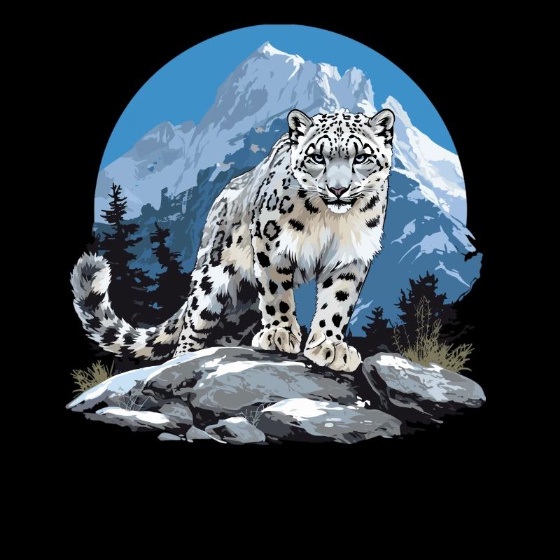 Léopard des neiges Schneeleoparden Schneeleopard