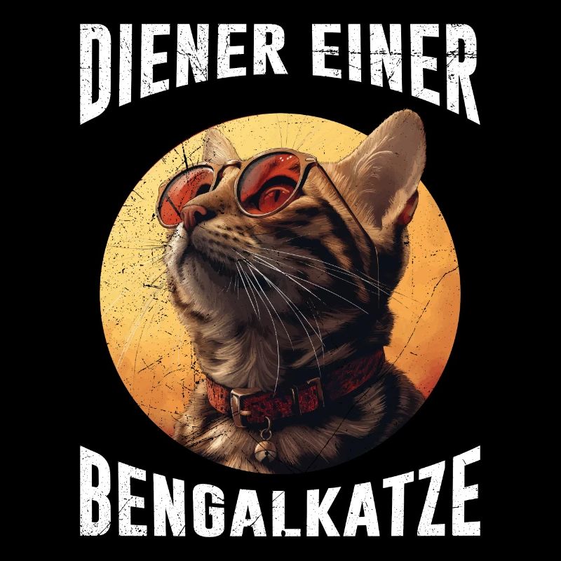 Chat du Bengale SERVITEUR D’UN CHAT DU BENGALE Drôle