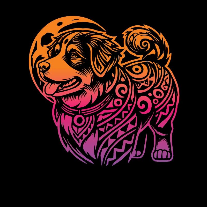 Berner Sennenhund Stammes Moon Phases