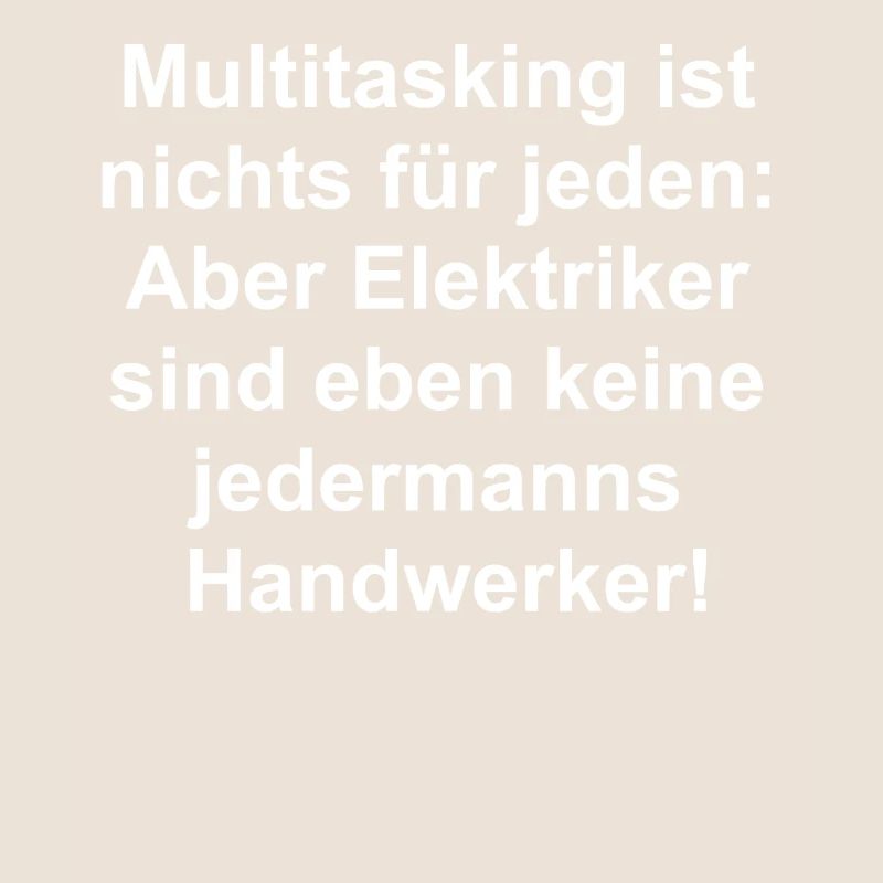 Elektriker-Multitasking-Geschenk