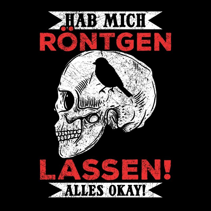 Röntgen Schwarzer Humor und makaberer Stil