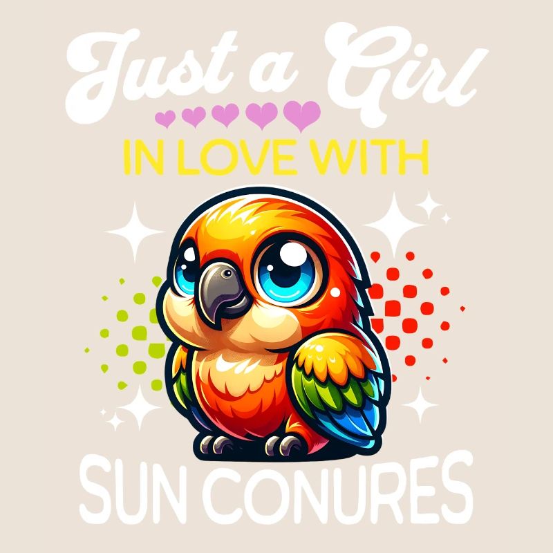 Fille perruche soleil