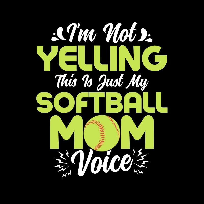 Je ne crie pas, c’est juste ma voix de mère de softball