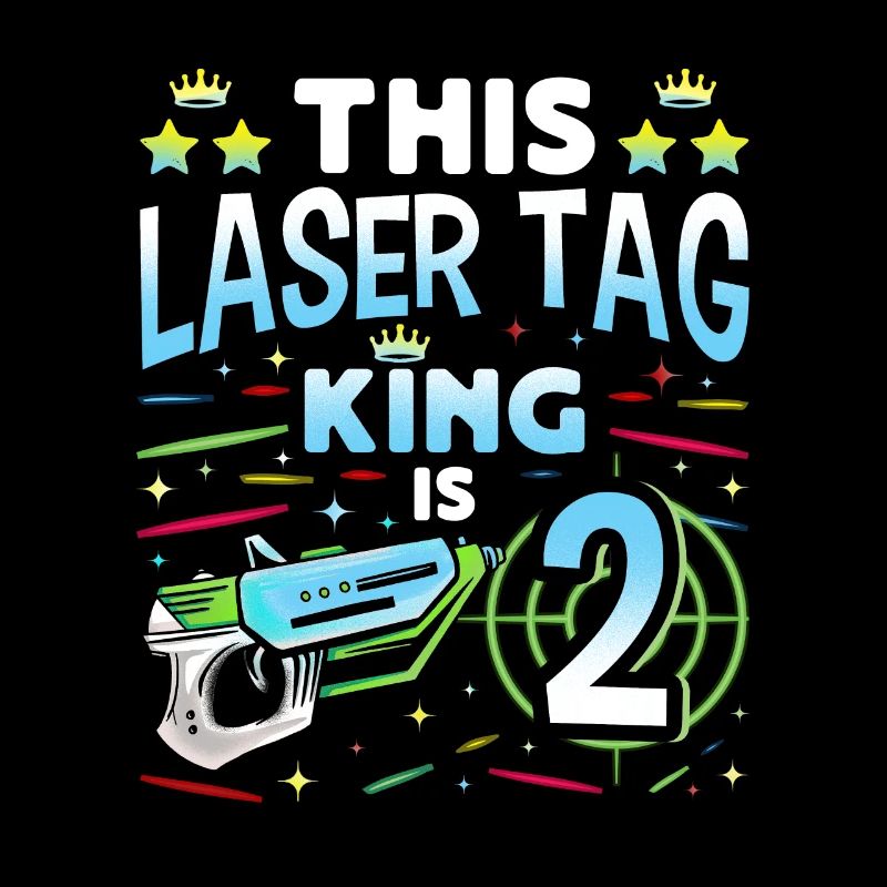 Lasertag King est un garçon d’anniversaire 2 Laser Tag intérieur