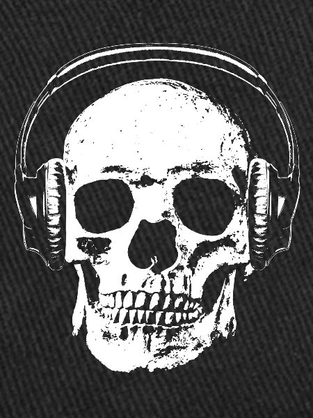 Crâne avec casque