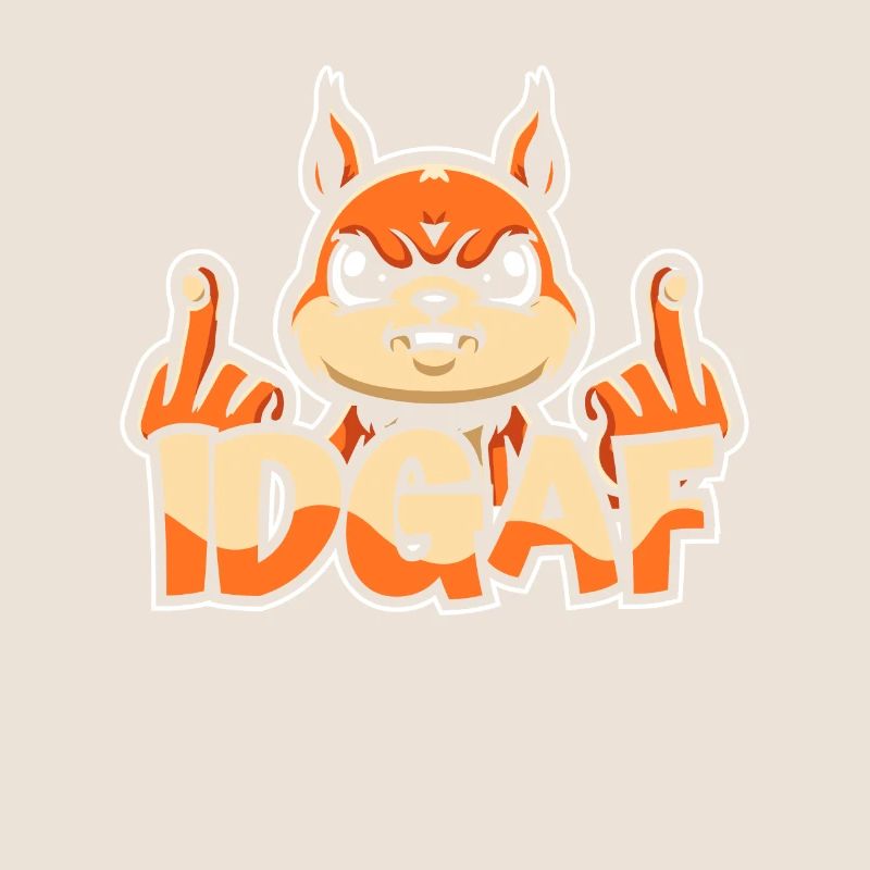 Eichhörnchen Idgaf