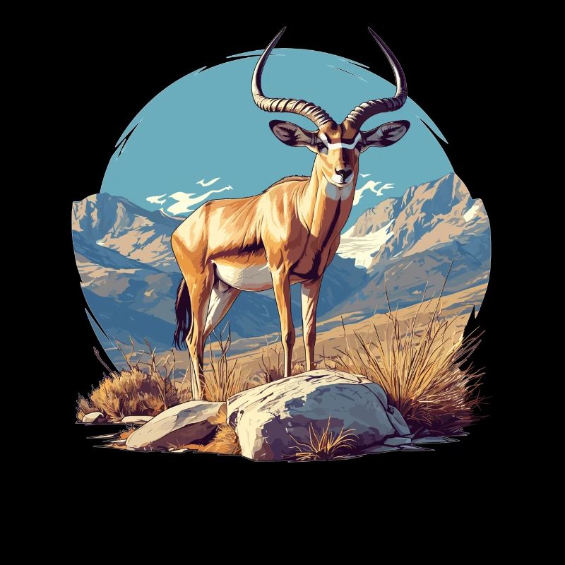 Antilope antilope antilope ouverte