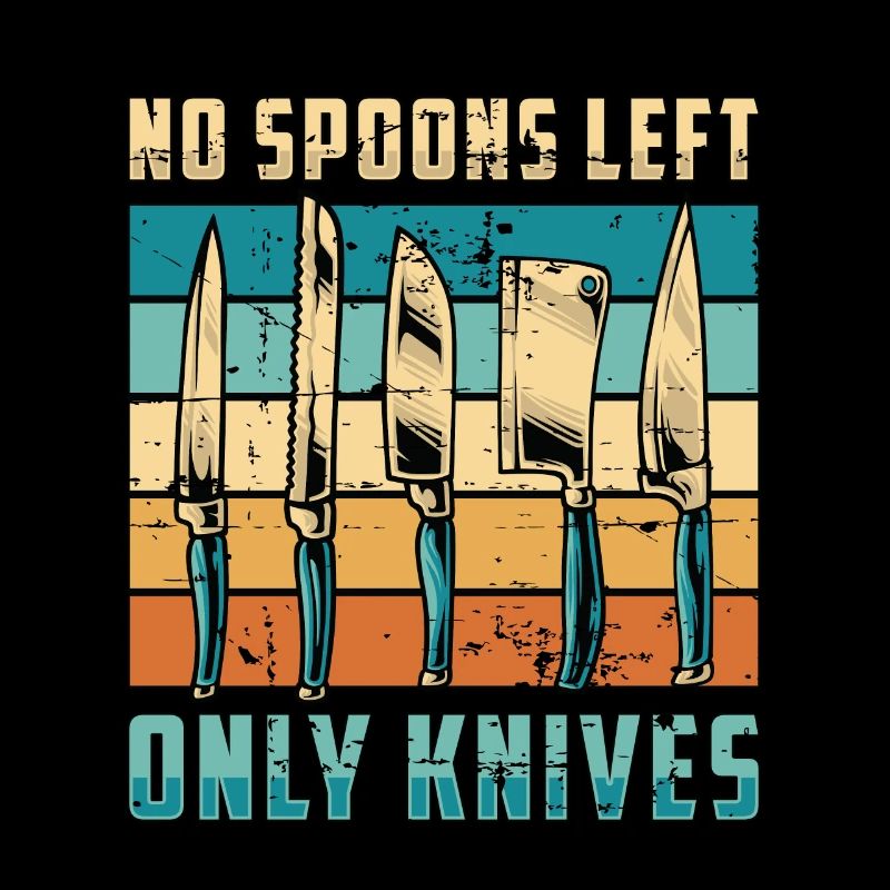 Blade Forging No Spoons Left Knife Making Retro