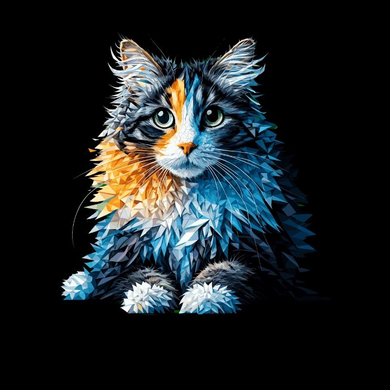 Polygon Art American Curl