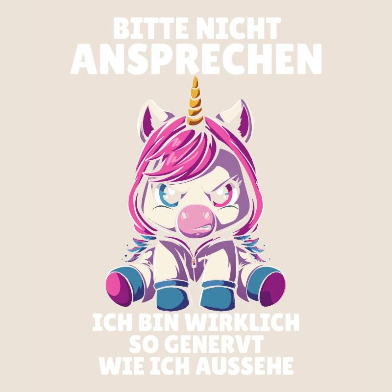 Bitte nicht ansprechen ich bin wirklich so genervt