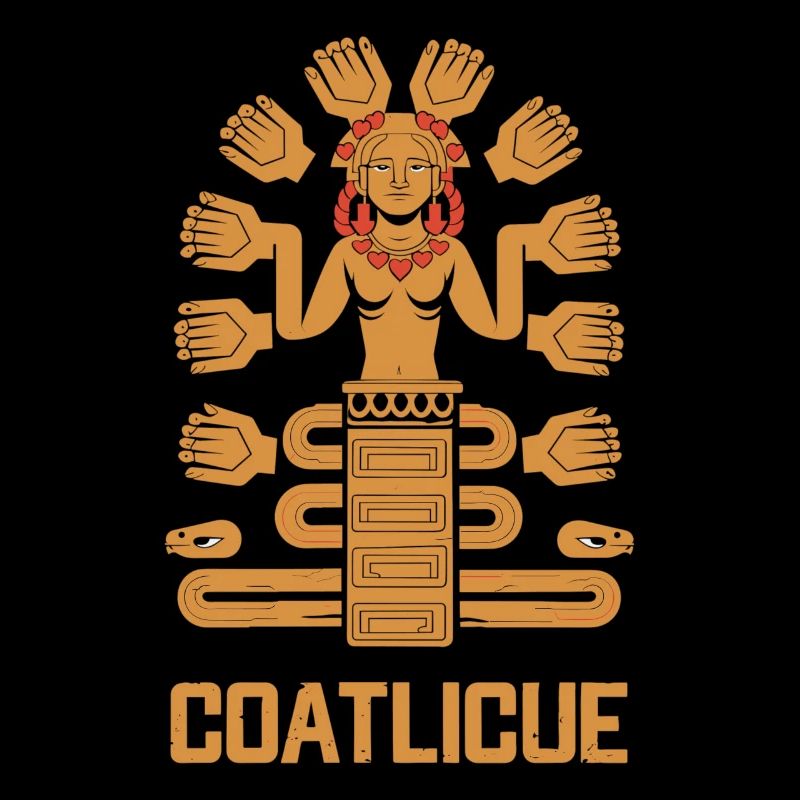 Déesse aztèque Mythologie ancienne Coatlicue