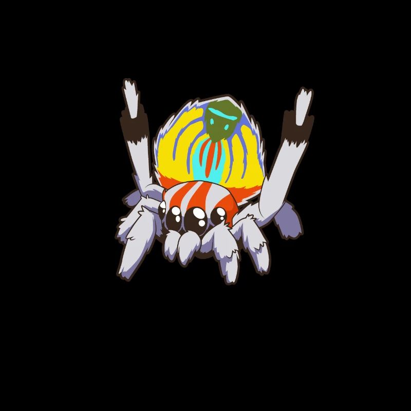 Kawaii peacock spider