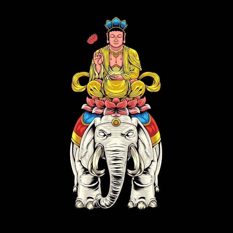 Buddhism God Bodhisattva Samantabhadra