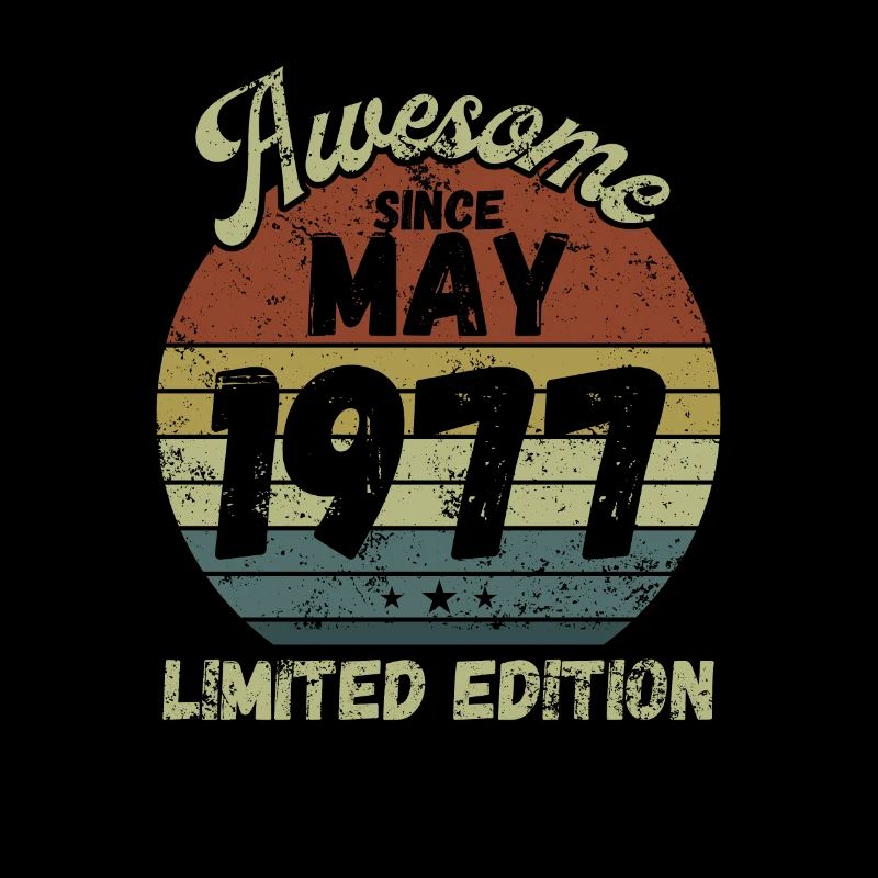 Awesome since May 1977 - Birthday