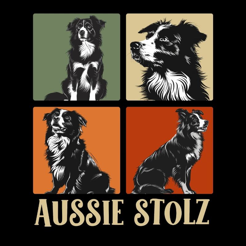 AUSSIE PRIDE Australian Shepherd Vintage