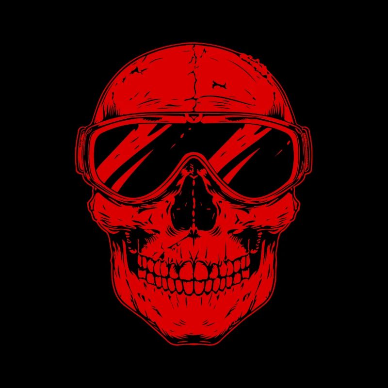 Ski Masque de ski Skull
