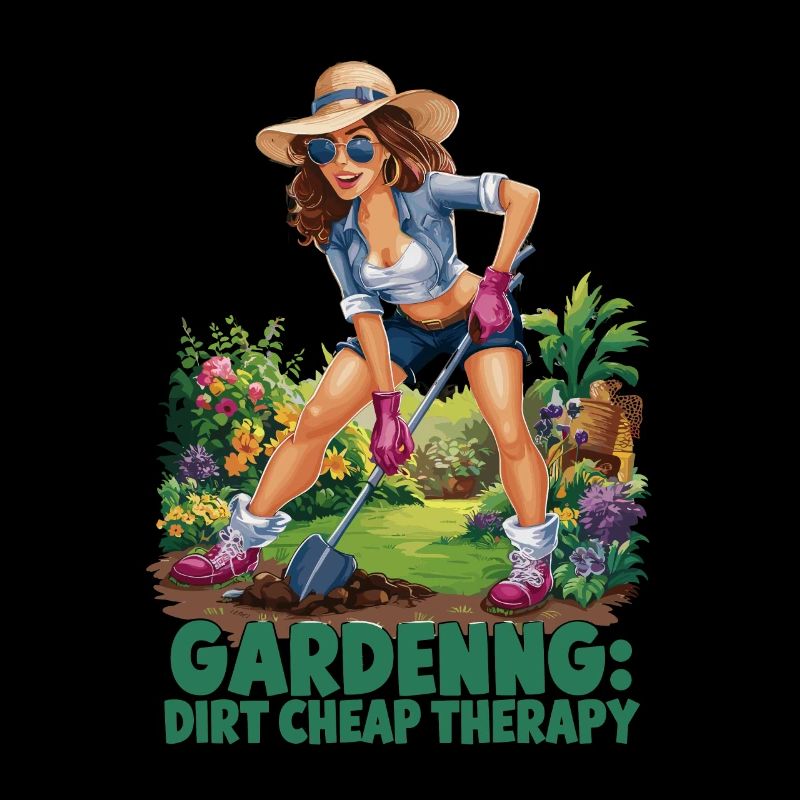 Lustige Gartenarbeit Spruch