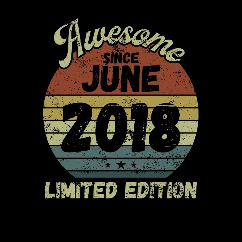 Awesome since June 2018 - Geburtstag