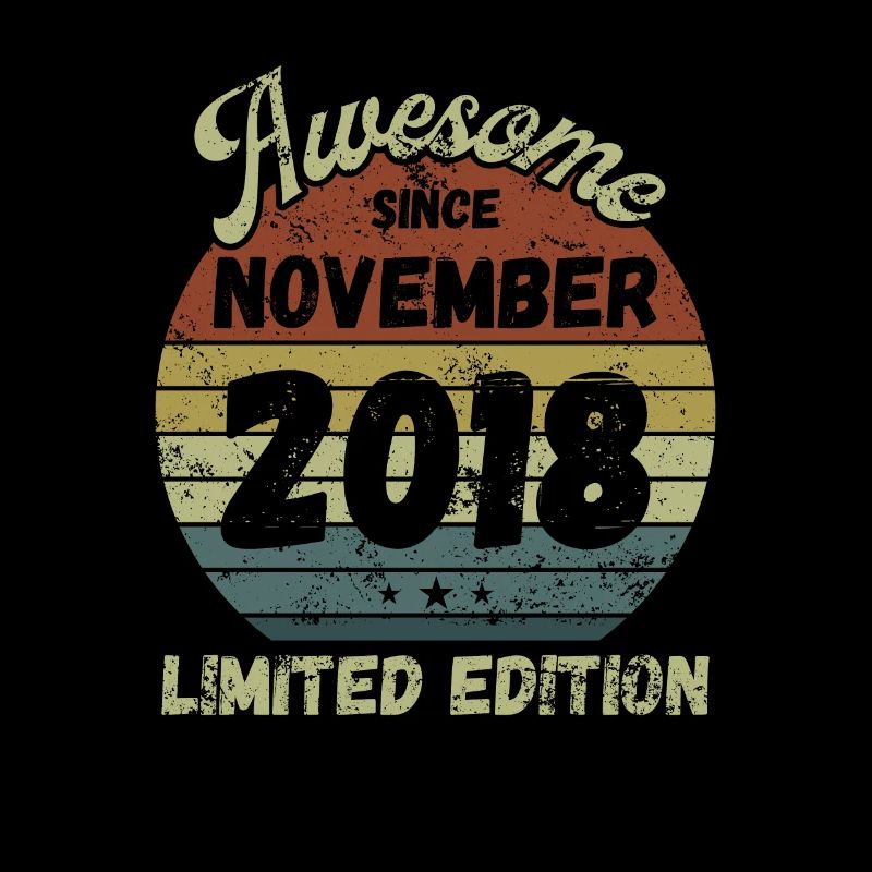 Awesome since November 2018 - Geburtstag