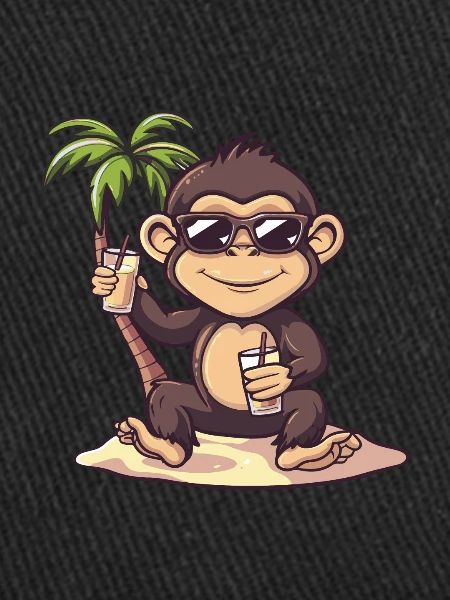 Monkey Summer Beach Comic