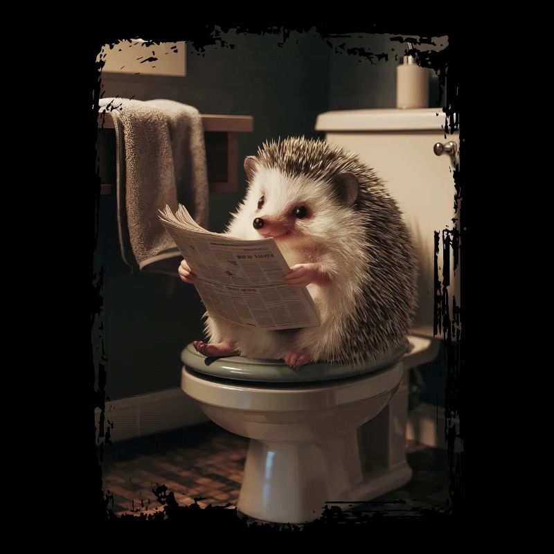 Igeltoilette Geschenk