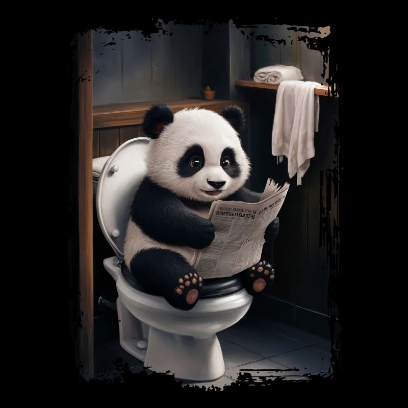 Panda-Toilette Geschenk