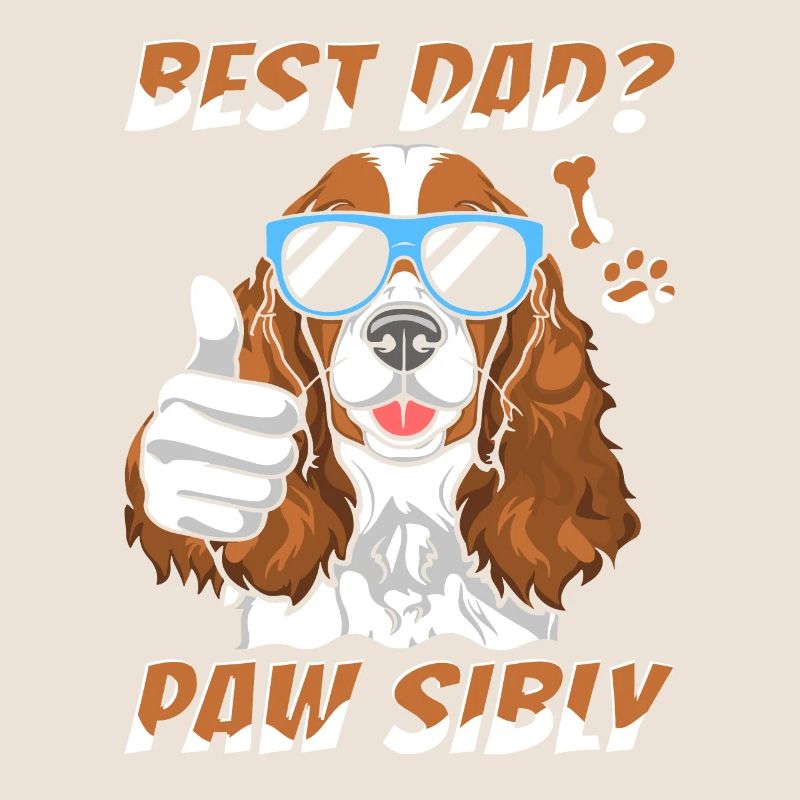 Cocker Spaniel Father Best Dad Pawsibly