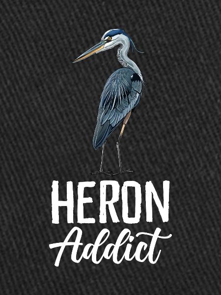 Héron accro