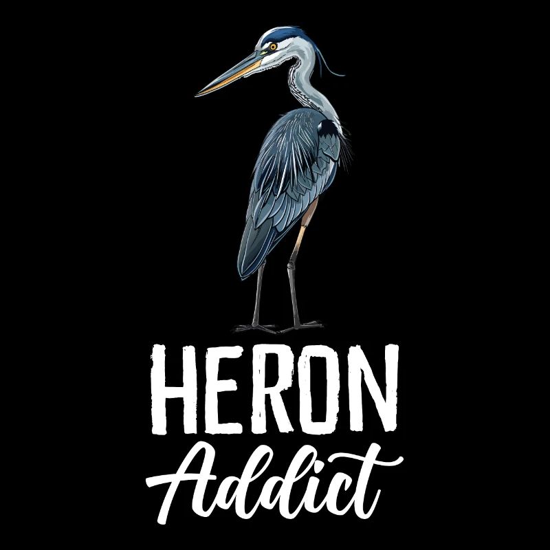 Héron accro