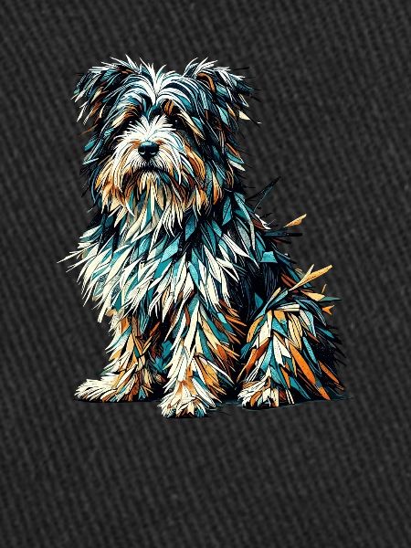 Polygon Art Terrier tibétain Terriers
