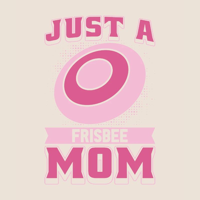Frisbee Mutter Juste une maman de frisbee