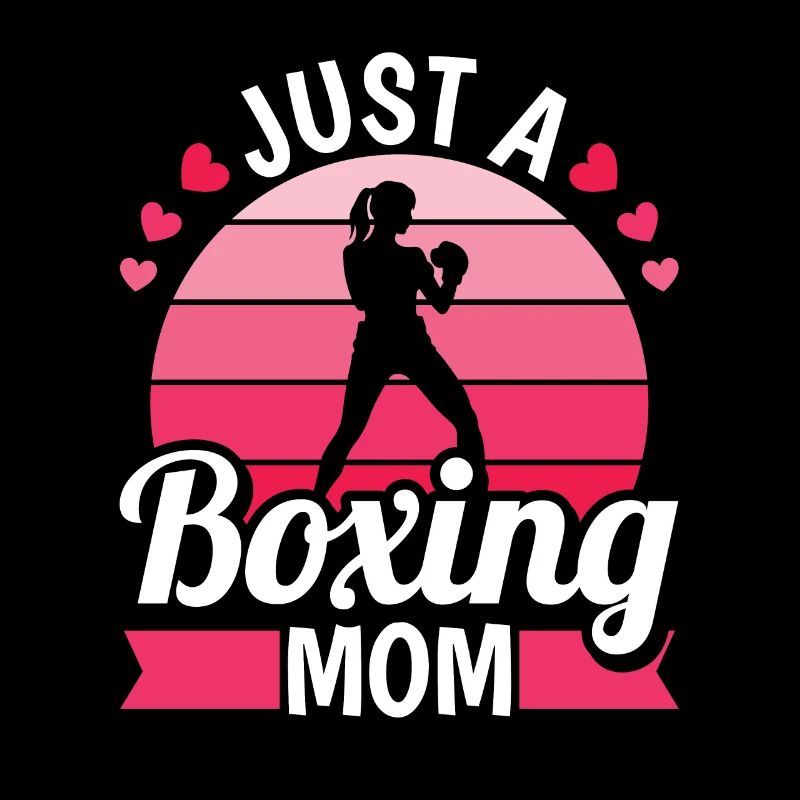 Boxen Boxer Just A Boxing Mom