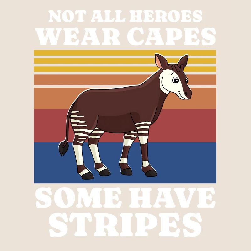 Okapi Waldgiraffe Spruch