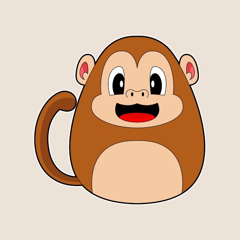 Oeuf de Pâques Monkey Easter