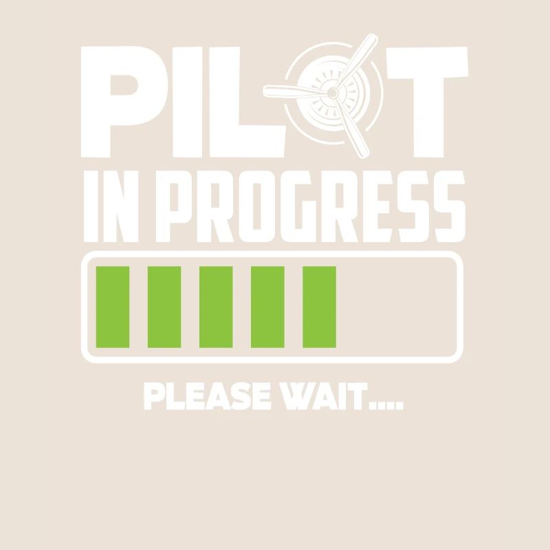 Pilot in Training Bitte Warten