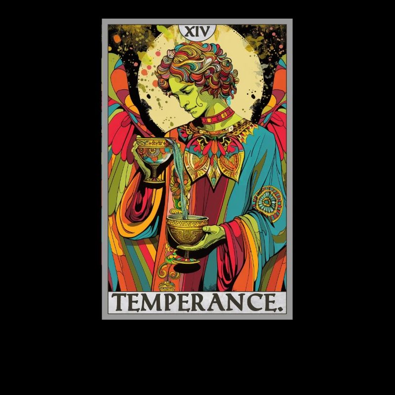 Tarot Card Tarot Card Temperance Temperance