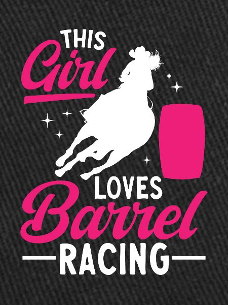 Rodeo Barrel Racing Pferd