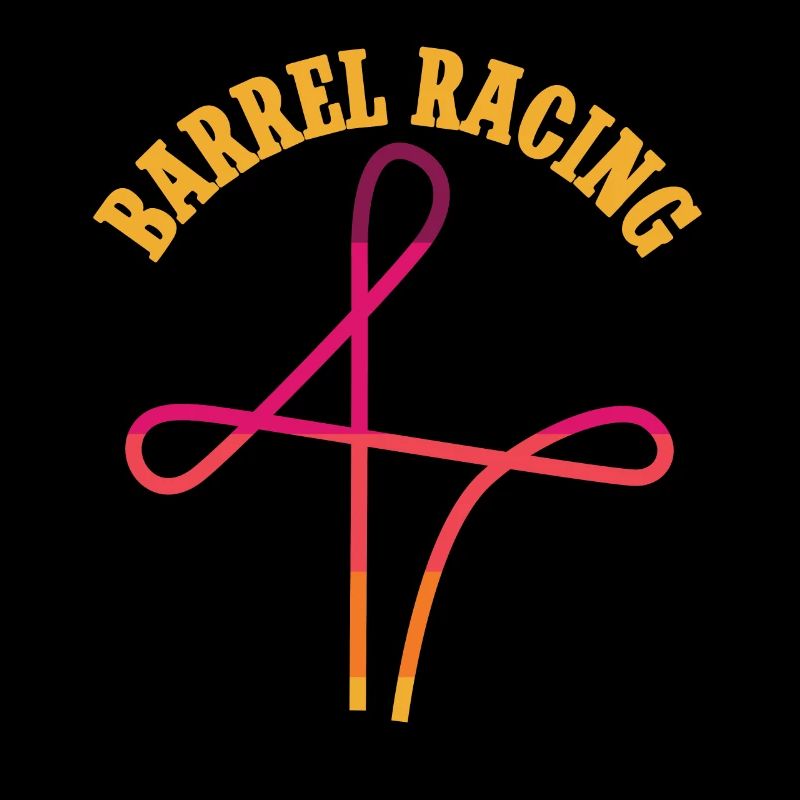 Rodeo Barrel Racing Horse