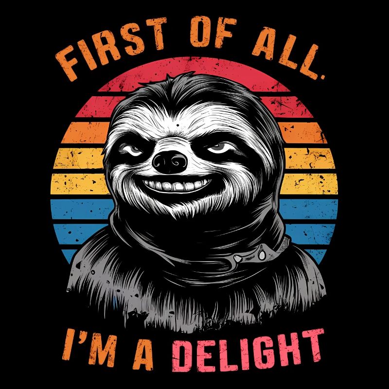 Zunächst einmal bin ich eine Freude Grimmiger Katzenhumor