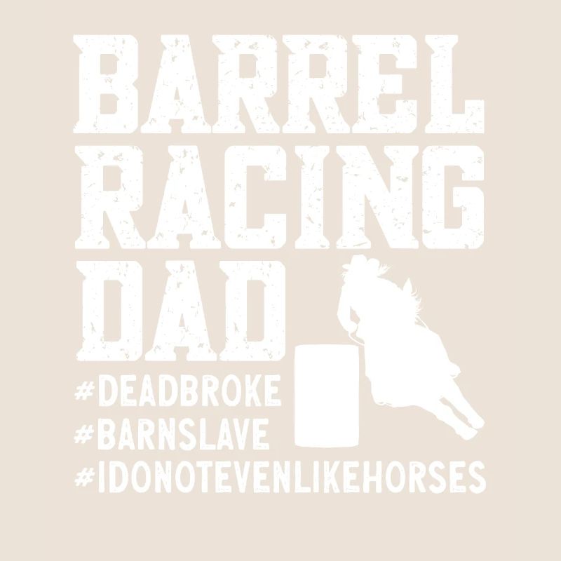 Cheval de course de barils de rodéo