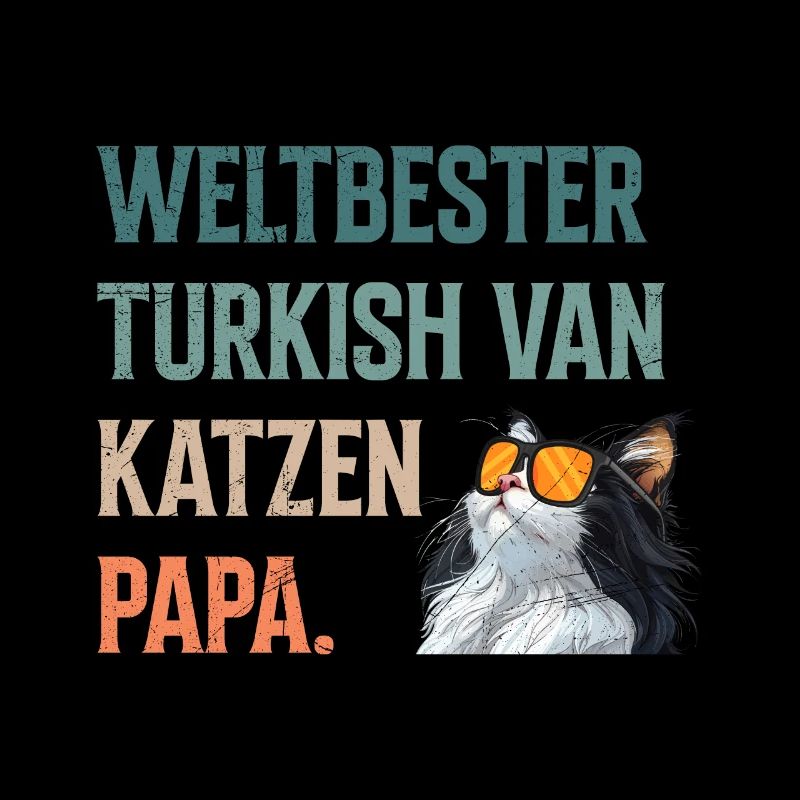 Cat Dad WORLD'S BEST TURKISH VAN CATS DAD