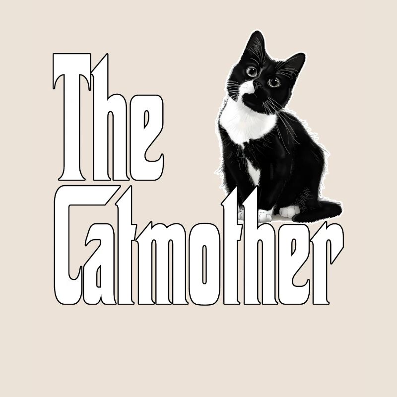 Katze Mutter La Catmother Chat Crazy Maman Maman