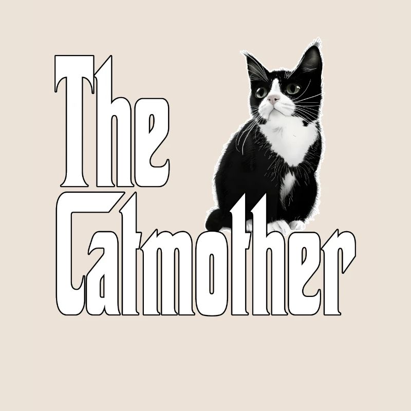 Katze Mutter La Catmother Chat Crazy Maman Maman