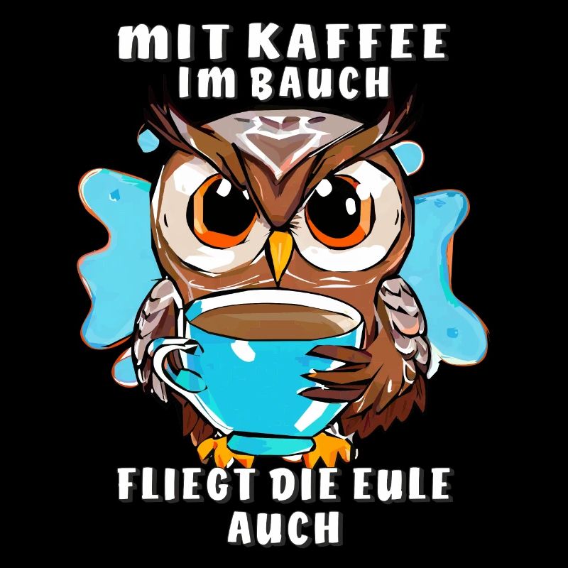 KAFFEE IM BAUCH FLIEGT DIE EULE