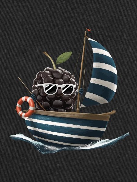 Obst Brombeeren Bootfahren Geschenk
