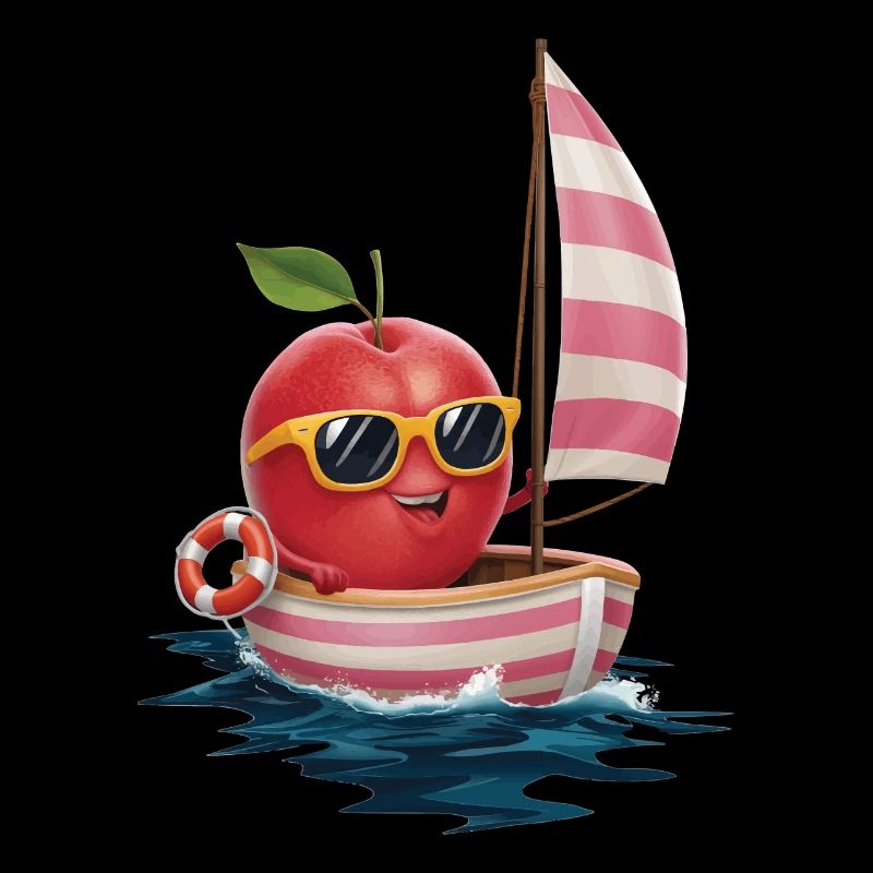 Obst Nektarine Bootfahren Geschenk