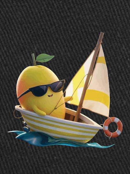 Obst Mango Bootfahren Geschenk