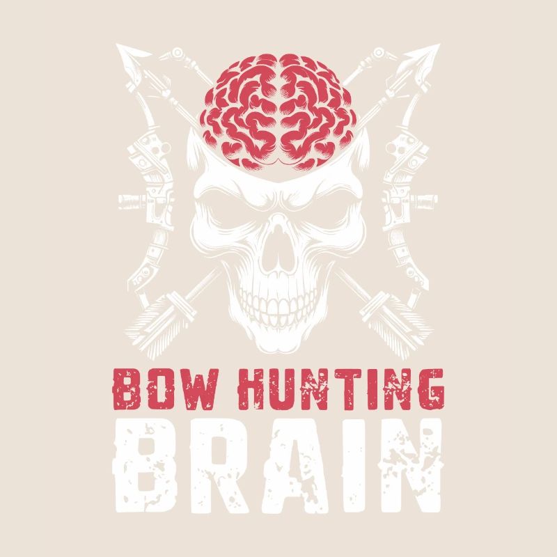 Arc de chasse Arc Hunter Crâne Arc Chasse Cerveau